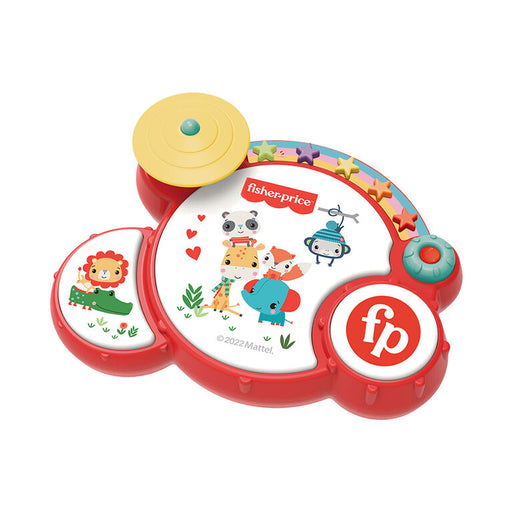 Fisher Price Electronic Drum - Bright Red