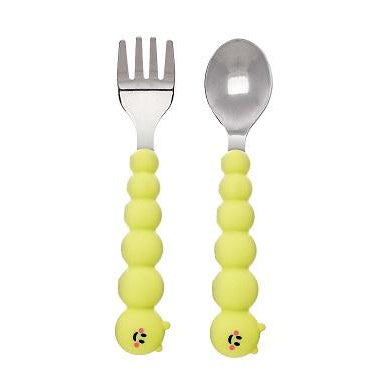 Melii Spoon & Fork Set Caterpillar 11300