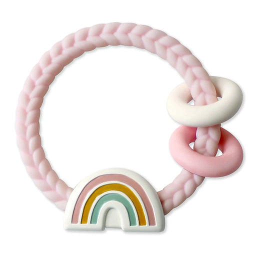 Itzy Ritzy Rattle Silicone Teether - Rainbow