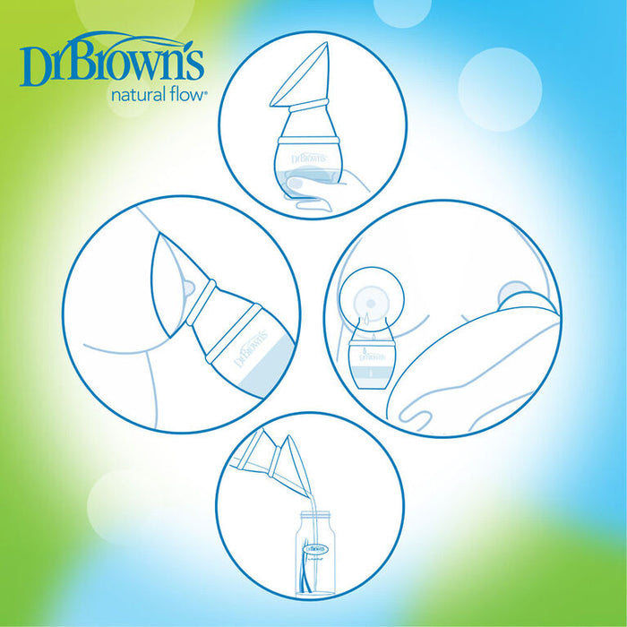 Dr Brown's Silicone One-Piece Breast Pump (BF033)