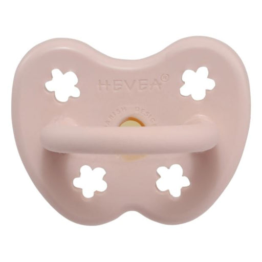 Hevea Pacifier Round Powder Pink 0-3M
