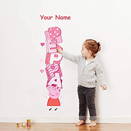 Oliver's Label Wall Art Growth Chart Peppa Pig