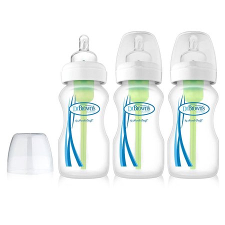 Dr Brown's Options+ Newborn Bottle Wide-Neck 270ml/9oz 3pk