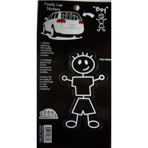 Family Car Stickers (Basic Boy)