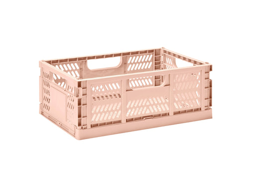 3 Sprouts Modern Folding Crate L - Clay