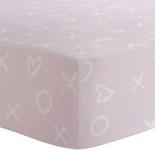 Kushies Fitted Bassinet Sheet Pink XO S335-634