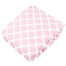 Kushies Fitted Crib Sheet Pink Lattice (S330-584)