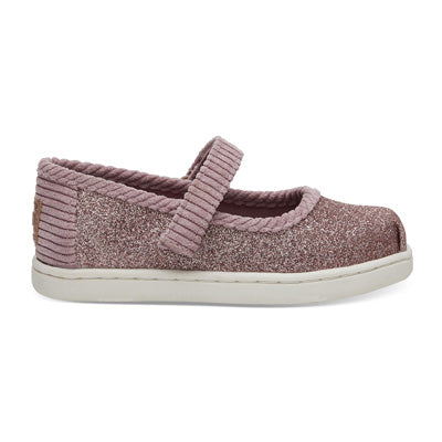 Toms ROSE GLOW GLIMMER TINY TOMS MARY JANE FLATS 10012565
