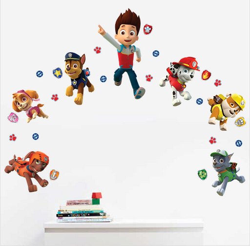 Oliver's Label Wall Art Name Decals Paw Patrol