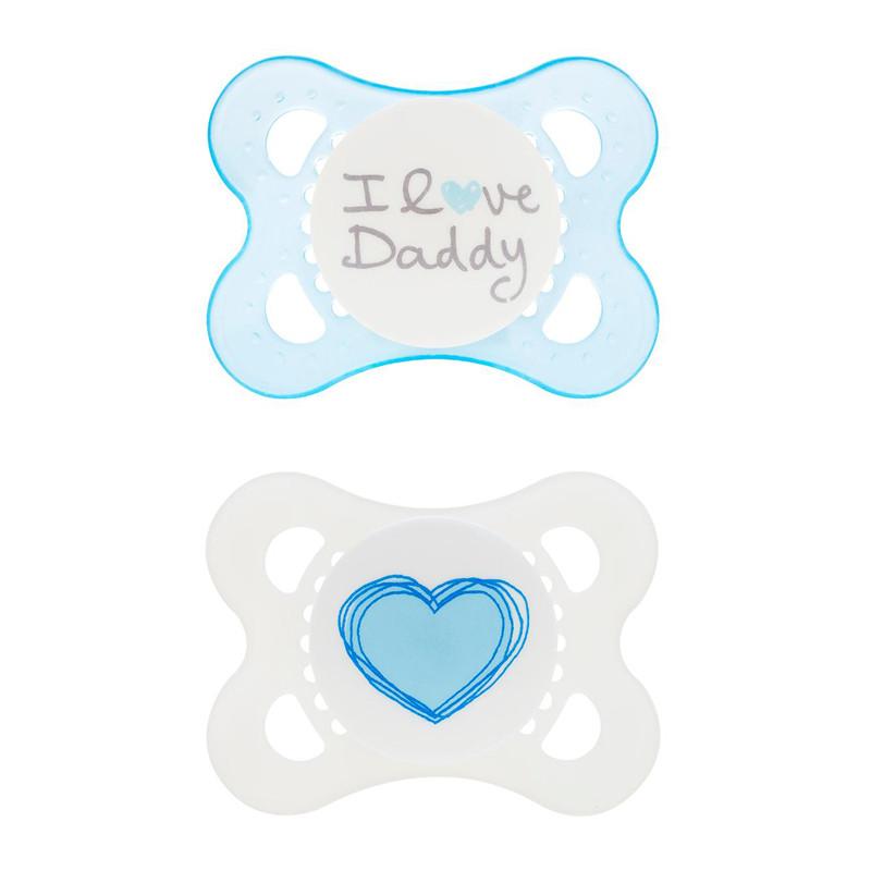 MAM Love & Affection Pacifier - Daddy Boy 0-6m - CanaBee Baby