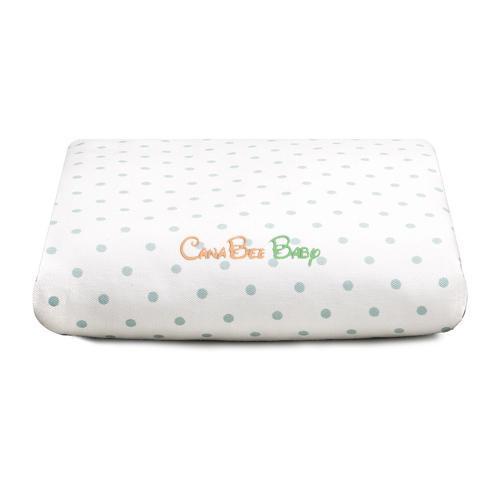 Liz and Roo Crib Sheet(Made in USA) - Aqua Mini Dots - CanaBee Baby