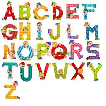 Janod Clown Wood Letters - O - CanaBee Baby