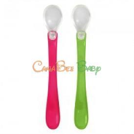 Green Sprouts Feeding Spoon Girl 2pk - CanaBee Baby
