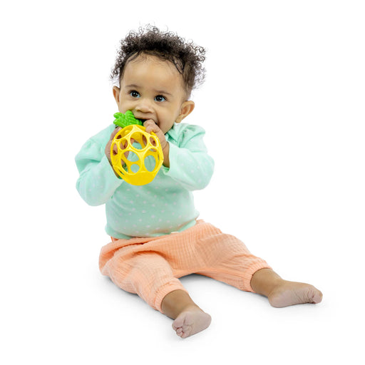 Bright Starts Hold My Own Easy Grasp Teether Toy - Pineapple