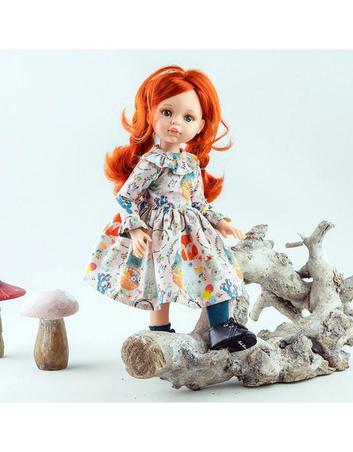 Paola Reina Las Amigas Doll Clothing - Walk In The Forest Dress