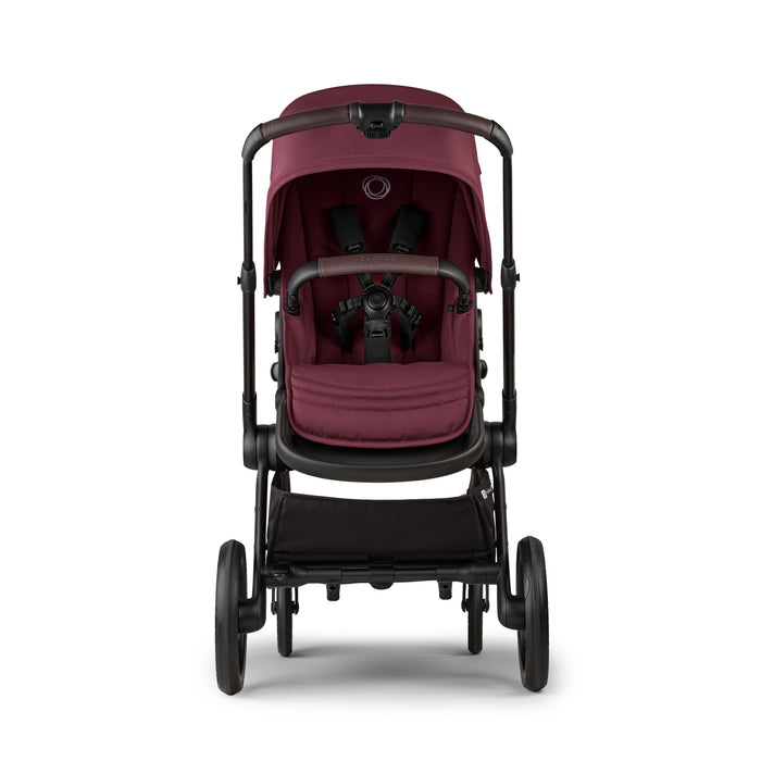 Bugaboo Kangaroo Stroller Complete - Black/Dark Cherry