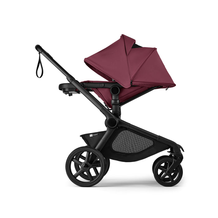 Bugaboo Kangaroo Stroller Complete - Black/Dark Cherry