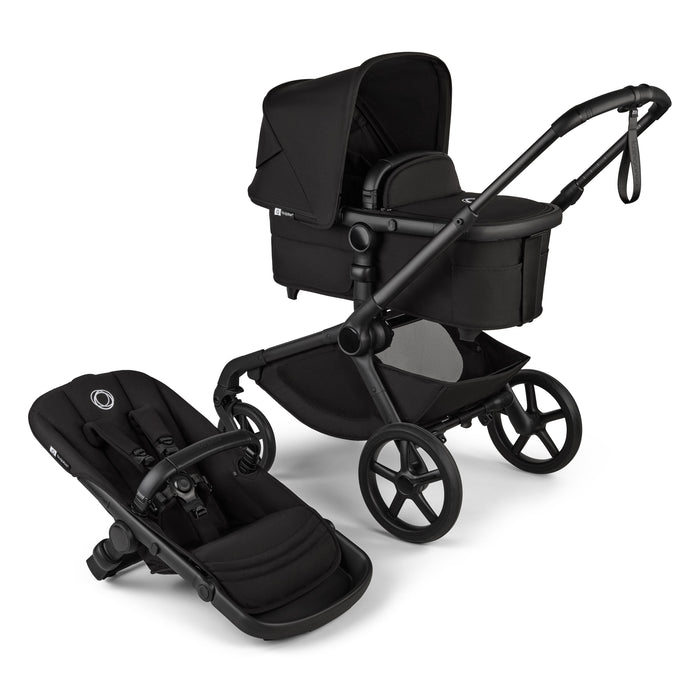 Bugaboo Kangaroo Stroller Complete - Black/Midnight Black