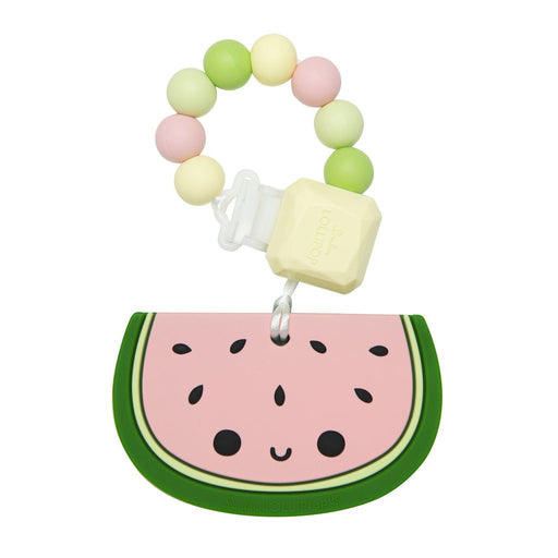 Loulou Lollipop Silicone Teether Set - Watermelon