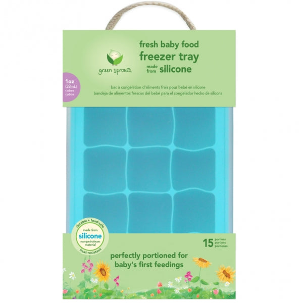 Green Sprout Food Freeze Tray - Aqua