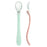 Green Sprouts Silicome And Sprout Ware First Food Spoons - Sage/Pink