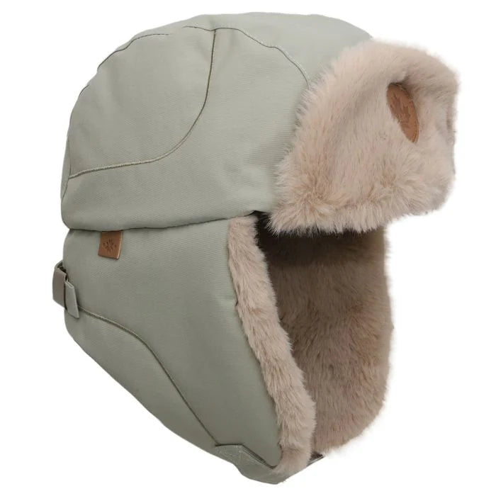 Calikids Fur Avia Hat - Seagrass