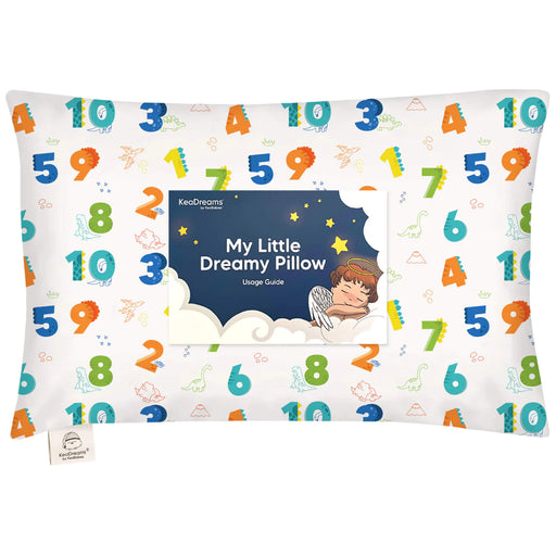 KeaBabies Standard Toddler Pillow - Dino123