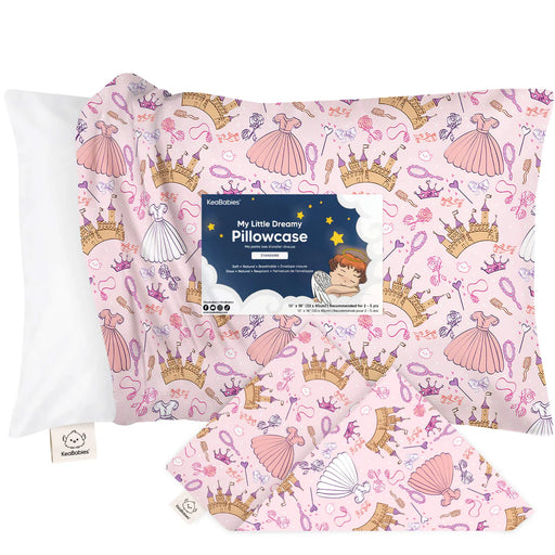 KeaBabies Standard Toddler Pillow - Dear Princess