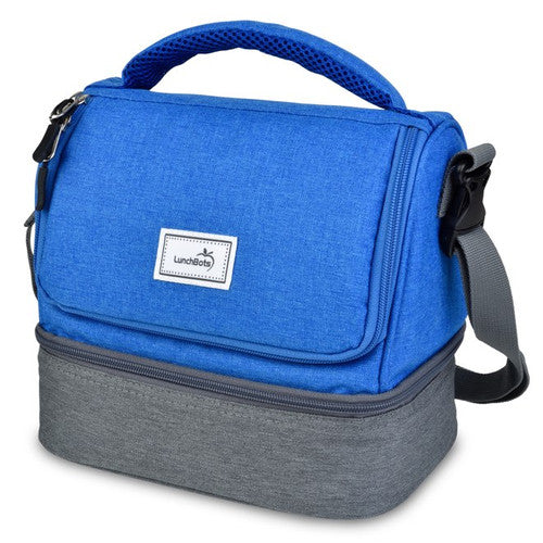 Lunchbots 2-Compartment Lunch Bag - Royal