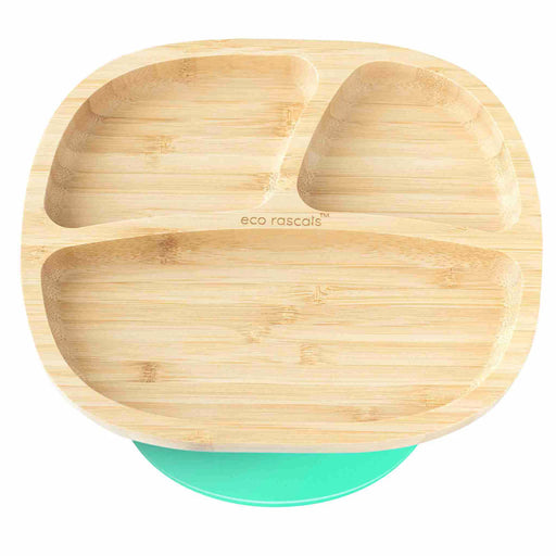 Eco Rascals Toddler Plate - Green