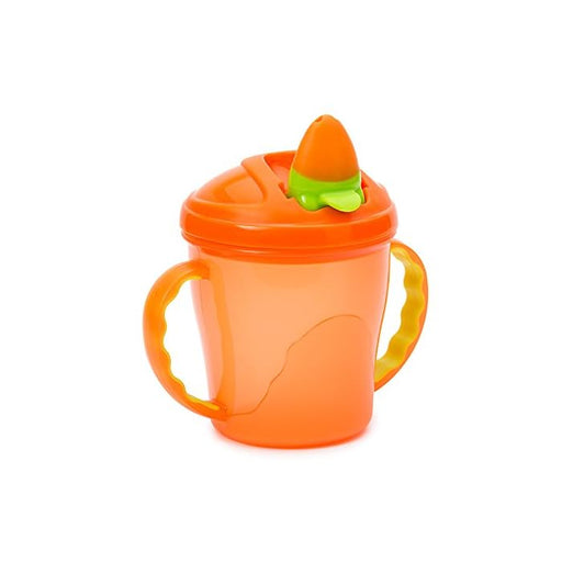 Vital Baby Flip Spout Free-Flow Cup-Orange Hard Spout