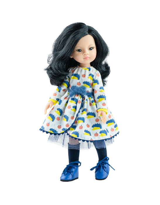 Paola Reina Las Amigas Doll - Liu w/ Hedgehog Dress