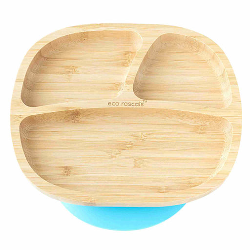 Eco Rascals Toddler Plate - Blue