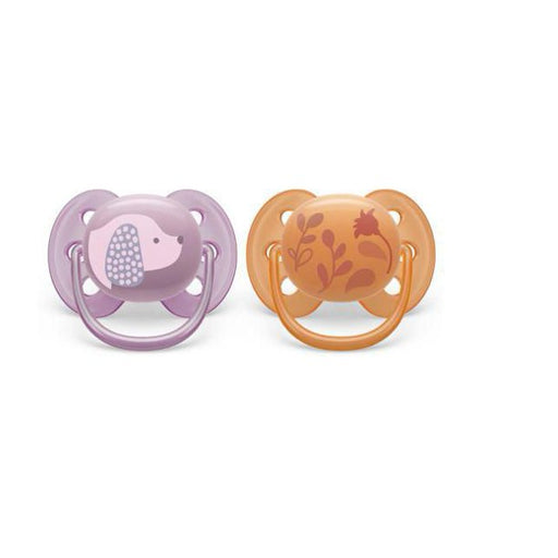 Avent Ultra Soft Pacifier 2pk - Puppy&Leaves 6-18M