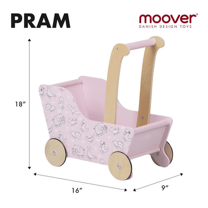Moover Unicorn Pram - Pink
