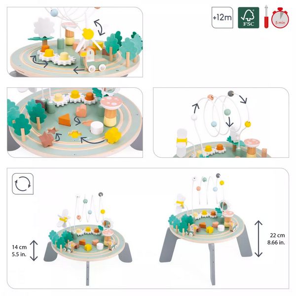 Janod Sweet Cocoon:Garden Activity Table