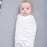 Nested Bean Swaddle Classic - Stardust Blue 0-6M
