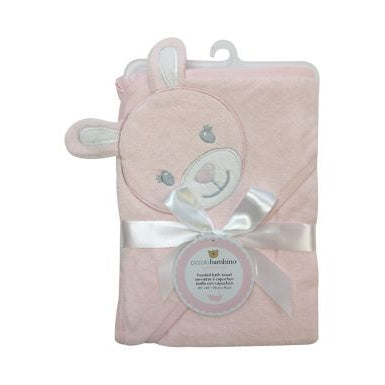 Piccolo Bambino Hooded Bath Towel Pink PB2027-1GL