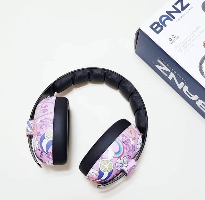 Banz Baby Mini Earmuffs Peace 0-2yrs