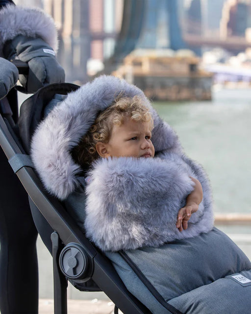 7AM Enfant PlushPod Tundra - Heather Grey Dark Fur 0-18M