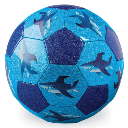 Crocodile Creek Size 3 Glitter Soccer Ball - Shark City (25001)
