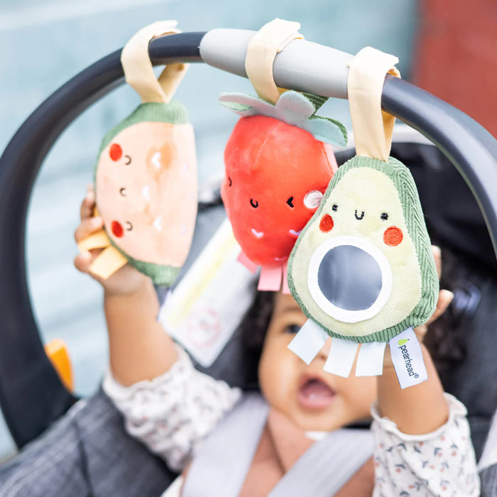 Pearhead Baby Stroller Toy Set - Fruit