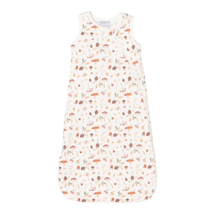 Coccoli Model 1.5Togs Sleepsack - Mushrooms On Cream