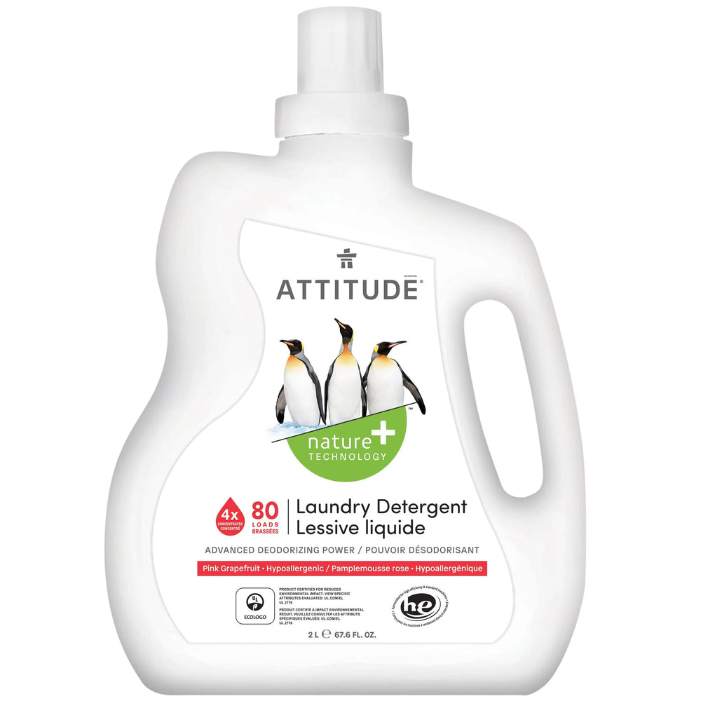 Attitude Laundry Detergent 2L(80 loads) - Pink Grapefruit