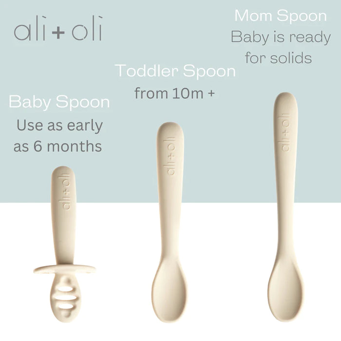 Ali + Oli Multi-Stage Spoon Set - Coco