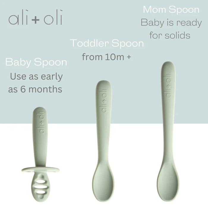 Ali + Oli Multi-Stage Spoon Set - Pine