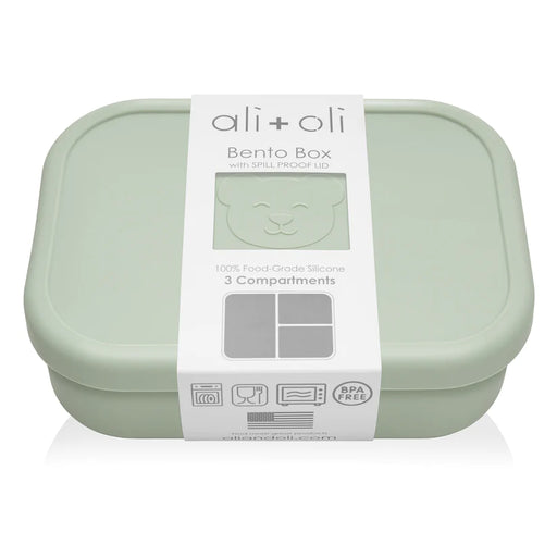 Ali + Oli Silicone Bento Box - Pine