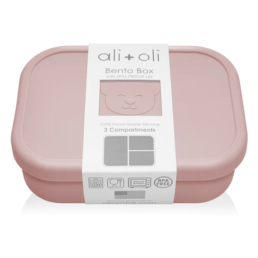 Ali + Oli Silicone Bento Box - Rose