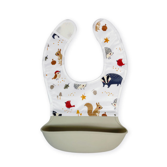 Kushies Silisoft Bib - Garden Friends