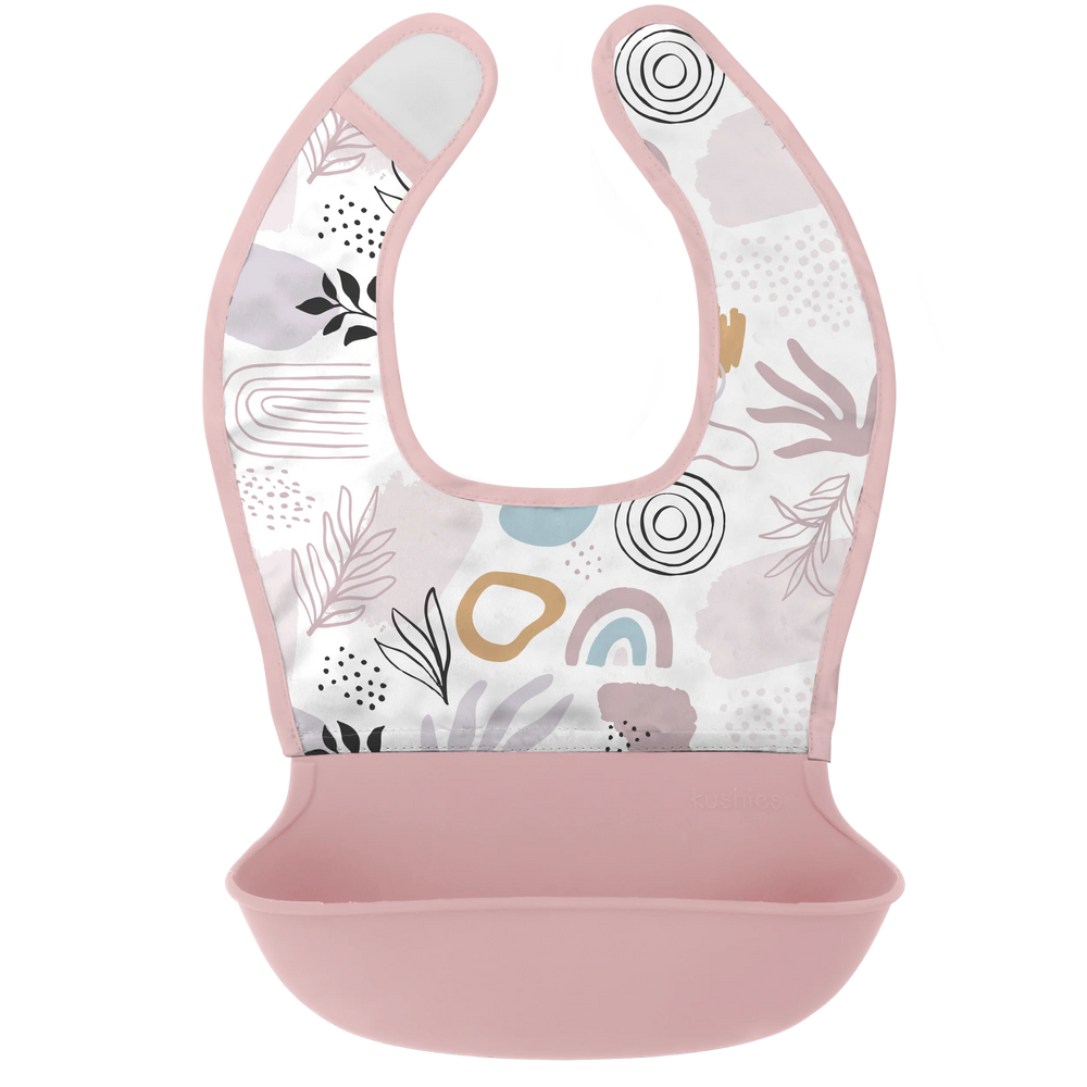 Kushies Silisoft Bib - Pixi Petals